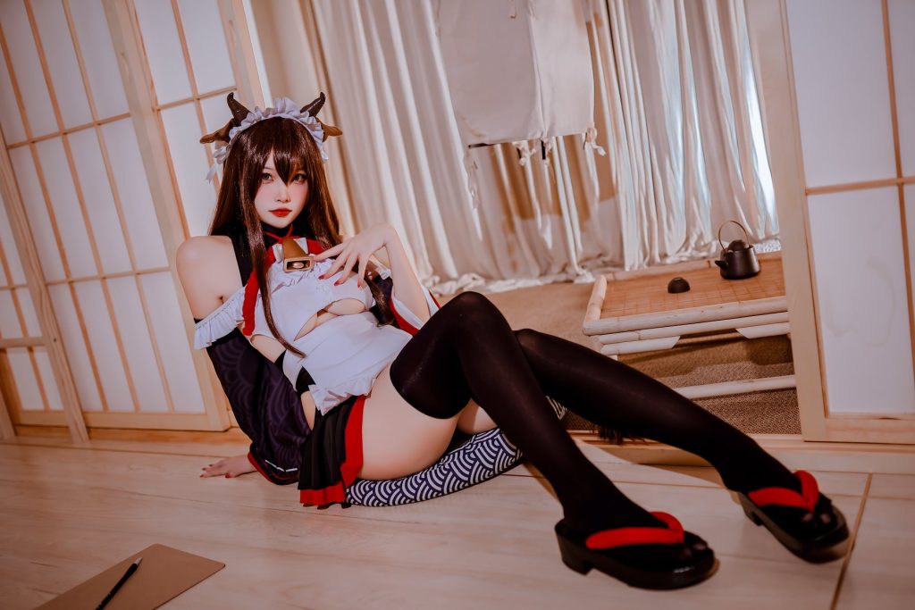 二佐Nisa NO.121 – 碧蓝樫野女仆[33P/425MB]插图3