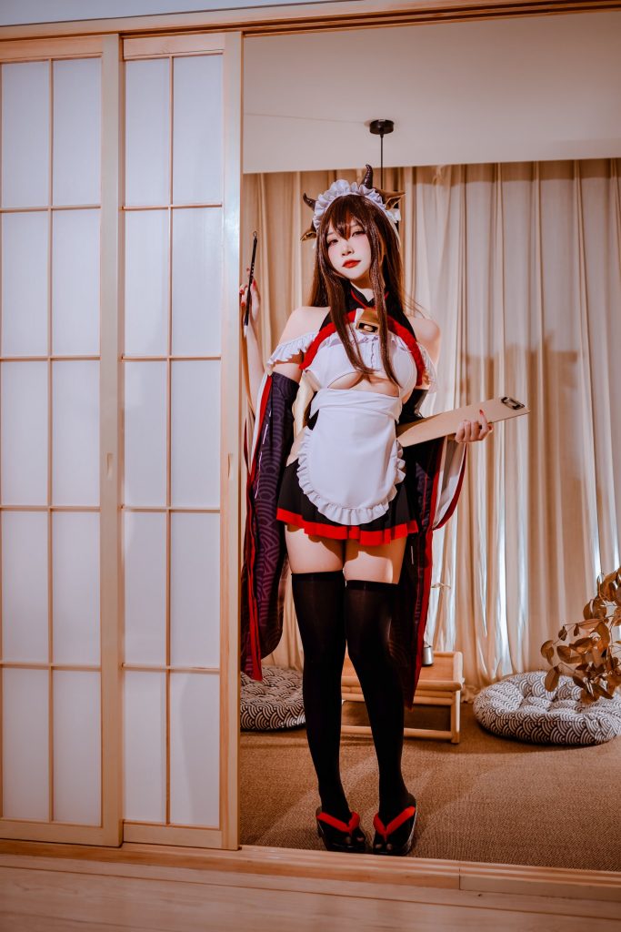 二佐Nisa NO.121 – 碧蓝樫野女仆[33P/425MB]-无料摄影圈