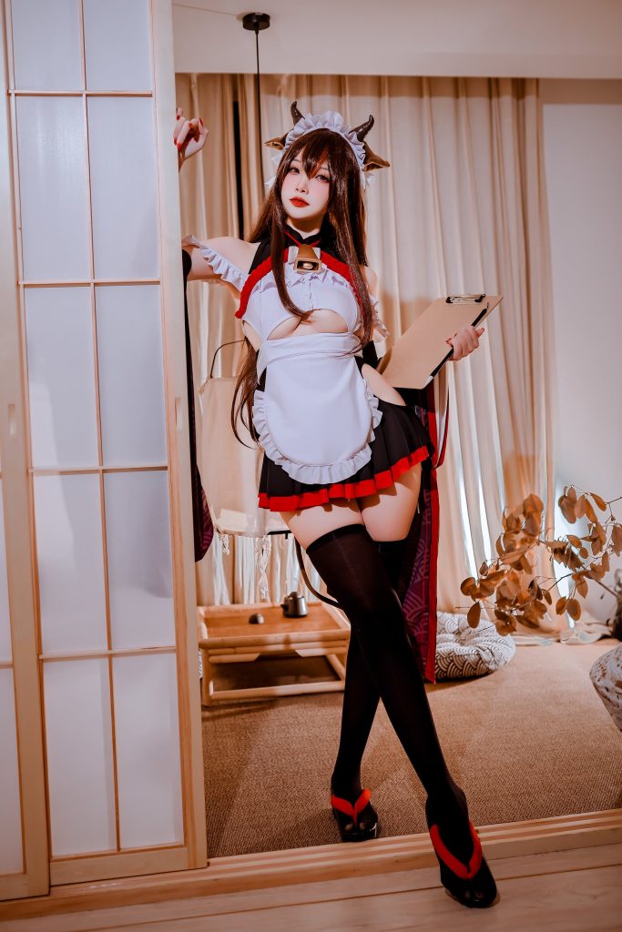 二佐Nisa NO.121 – 碧蓝樫野女仆[33P/425MB]插图2