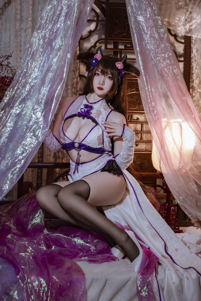 二佐Nisa NO.122 – 碧蓝樫野旗袍[24P/162MB]插图3