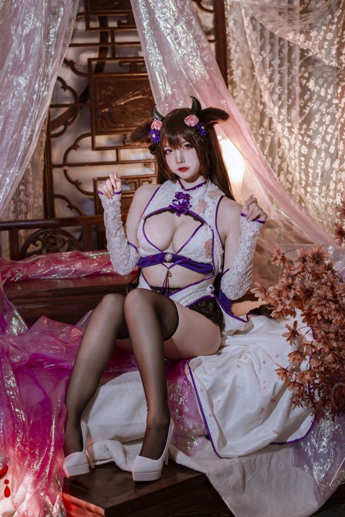 二佐Nisa NO.122 – 碧蓝樫野旗袍[24P/162MB]插图2