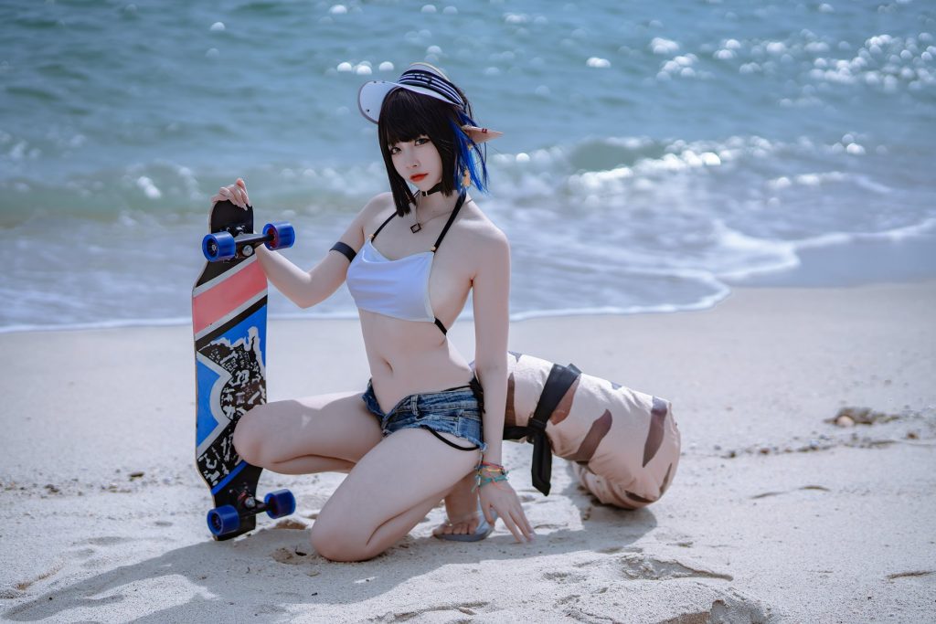 二佐Nisa NO.130 – 方舟 森蚺泳装[22P/176MB]插图3