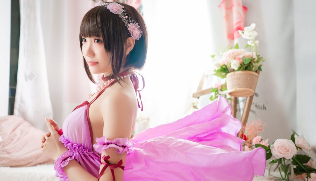 瓜希酱 001 加藤惠 睡衣[14P/58.6MB]插图2