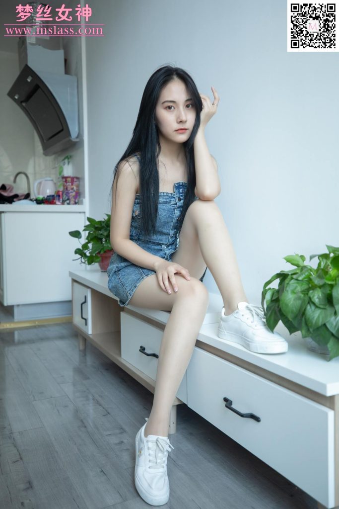 [MSLASS梦丝女神] 2020-06-27 小允儿 牛仔连衣裙 [61P/540MB]插图1