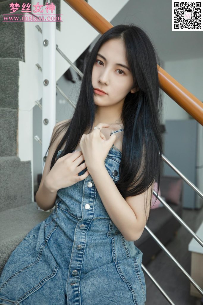 [MSLASS梦丝女神] 2020-06-27 小允儿 牛仔连衣裙 [61P/540MB]插图3