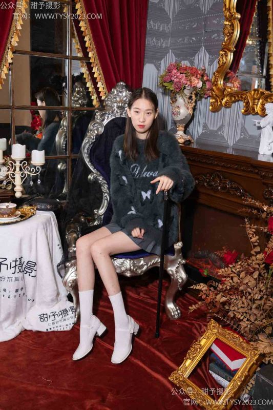 甜予摄影 NO.067 帆帆-高跟鞋、白棉袜、裸足 [126P/2V/9.60GB]插图4