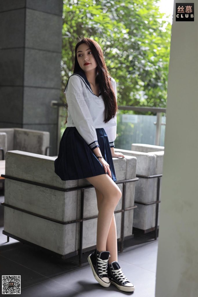 丝慕写真 SM088 天天一元 模特：诗晴《诗晴JK制服》[93P/167MB]插图1