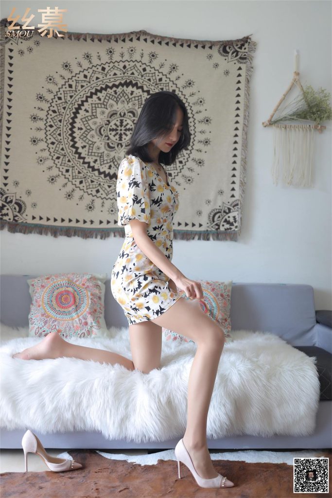 丝慕写真 SM275 天天一元 茗茗《碎花大长腿》[66P/217MB]插图3