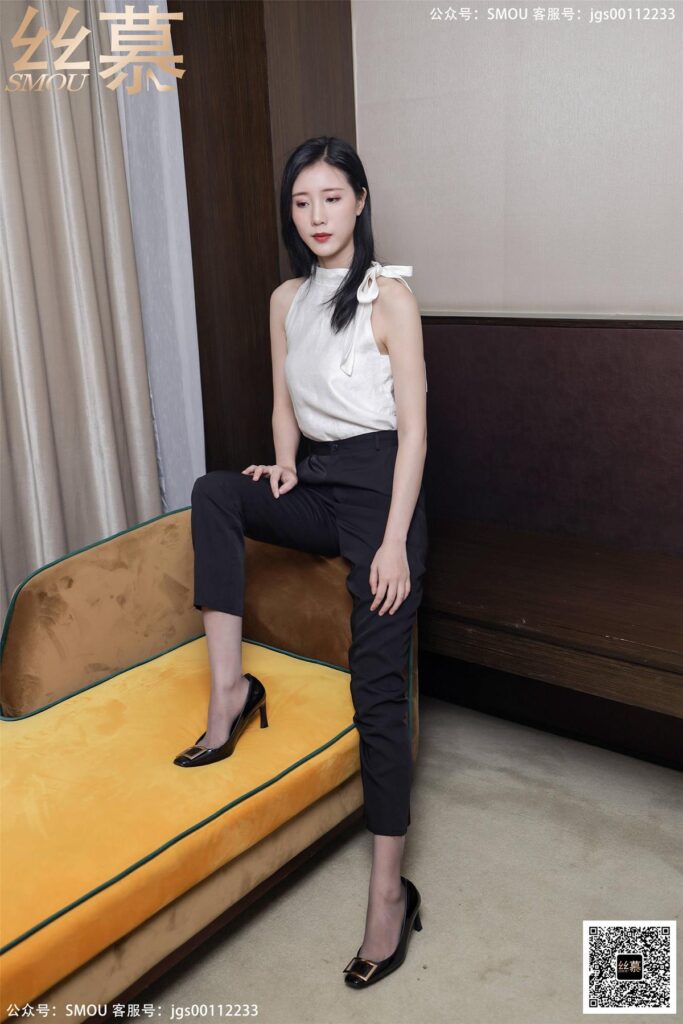 丝慕写真 SM425 天天一元 紫宁《高腰OL西裤袜》[64P/189MB]插图2