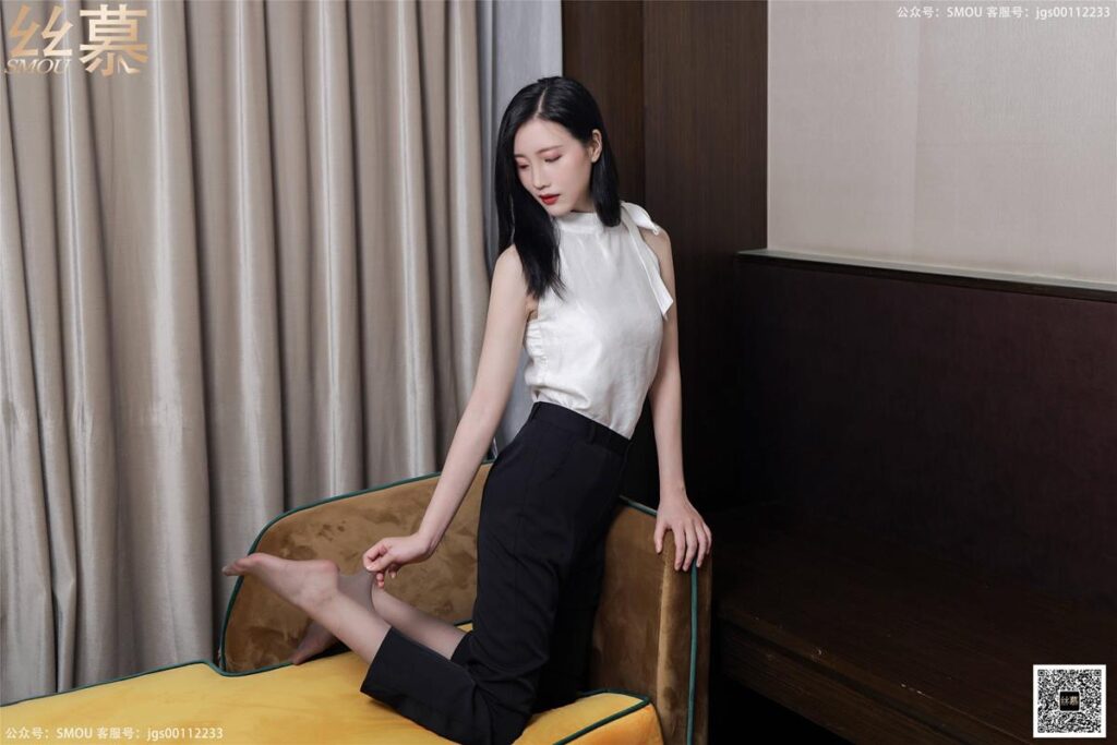 丝慕写真 SM425 天天一元 紫宁《高腰OL西裤袜》[64P/189MB]插图3