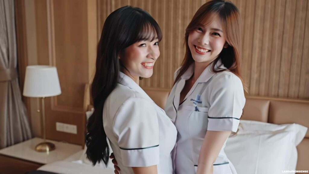 AI VIDEO 085 THE ANGEL’S SECRET FASHION SHOW #32 YOUR PRIVATE NURSES WILL HEAL YA[4K/1V/366MB]插图2