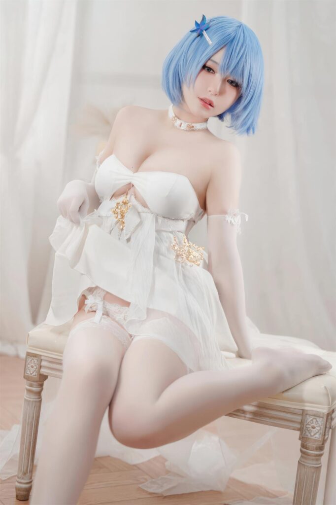 半半子 NO.065 – 碧蓝航线 恰巴耶夫 白骑兵的旋律 礼服[64P/2V/306MB]插图3