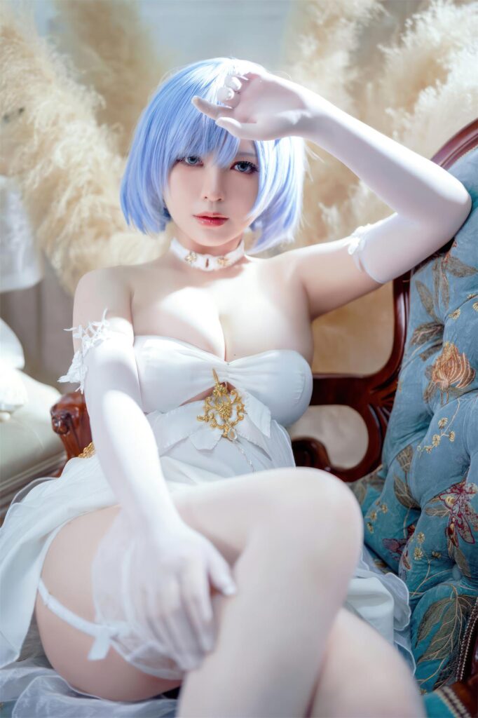 半半子 NO.065 – 碧蓝航线 恰巴耶夫 白骑兵的旋律 礼服[64P/2V/306MB]插图2