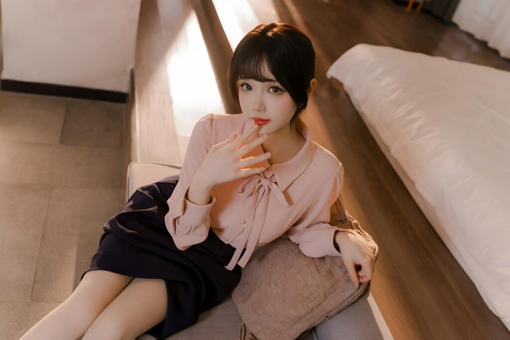 雪晴Astra NO.079 – 肉丝通勤OL[71P/1V/1.36GB]插图2