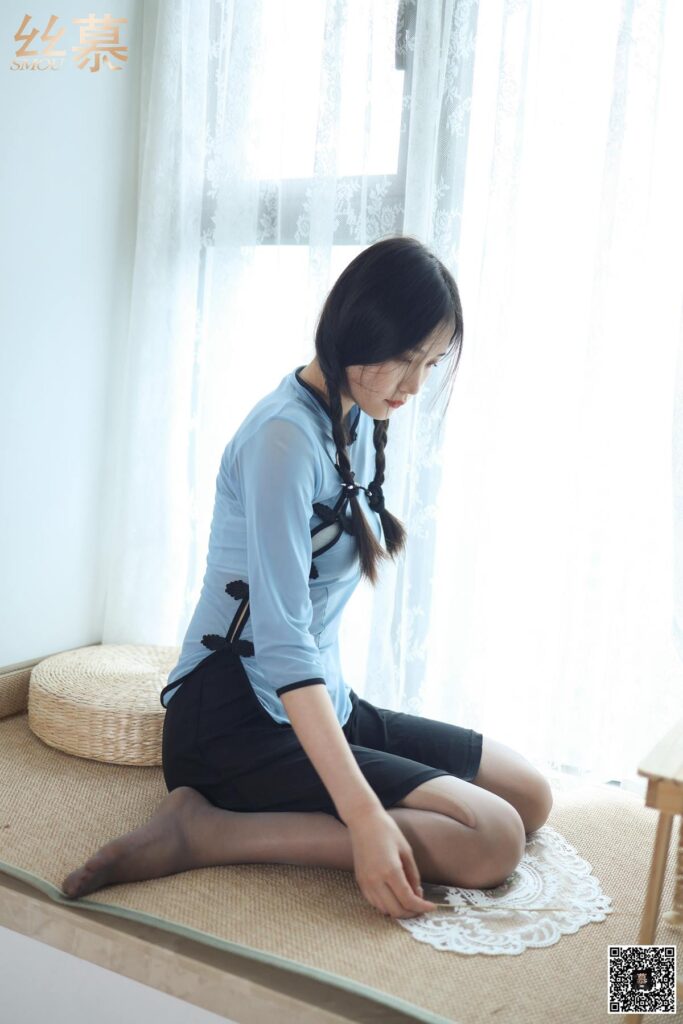 丝慕写真 特写集 TX037 熙熙《穿越民国看灰丝》[64P/152MB]插图3