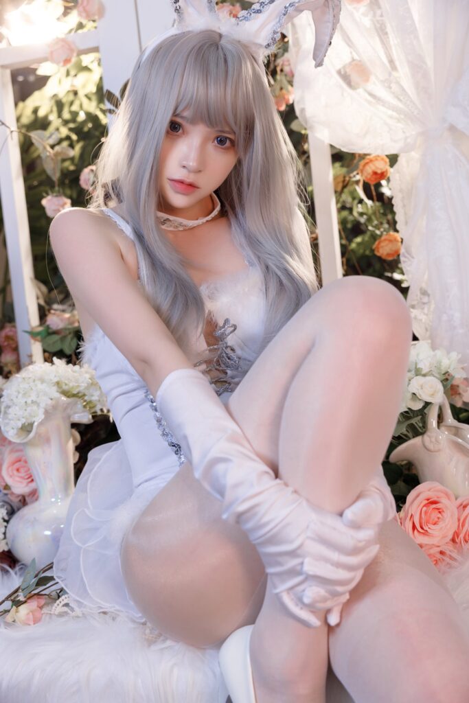 疯猫ss NO.119 – 纯白绒绒兔[40P/2V/1.02GB]插图1