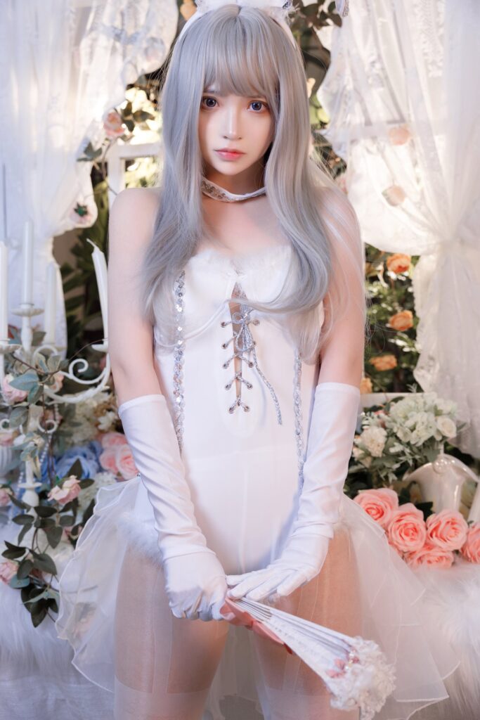 疯猫ss NO.119 – 纯白绒绒兔[40P/2V/1.02GB]插图3