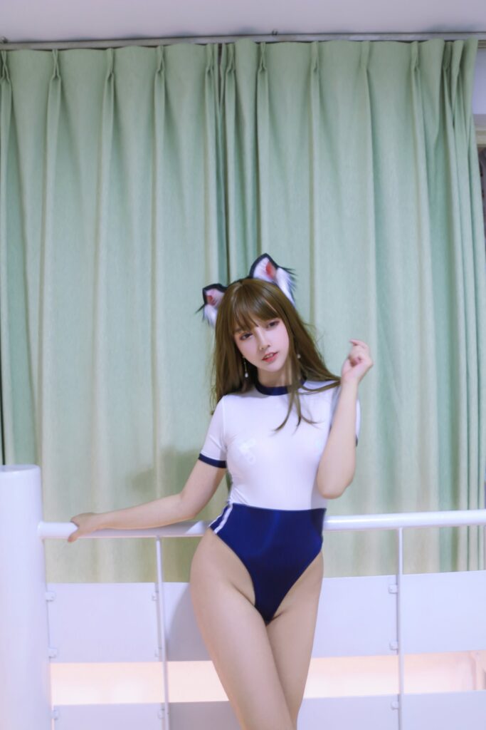 56过期米线线喵 体操服 [16P/79MB]插图1