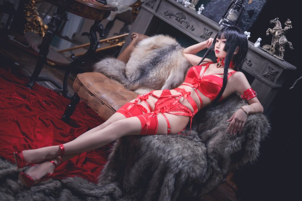 鬼畜瑶在不在w NO.036 – 红色束缚[44P/1V/886MB]插图3