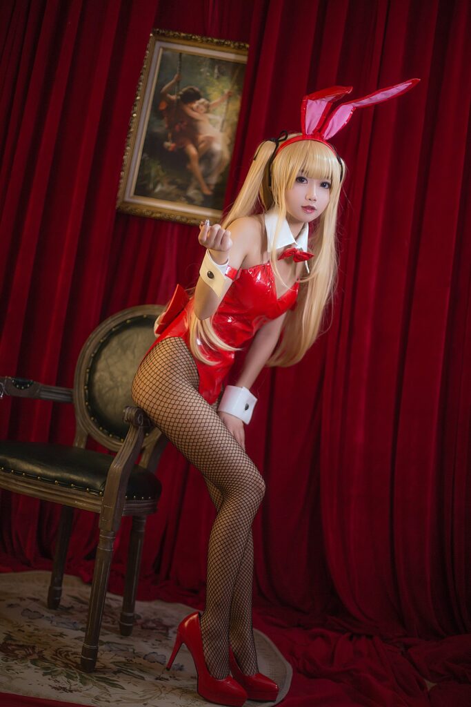 鬼畜瑶在不在w NO.051 – 红色兔女郎[15P/298MB]插图3