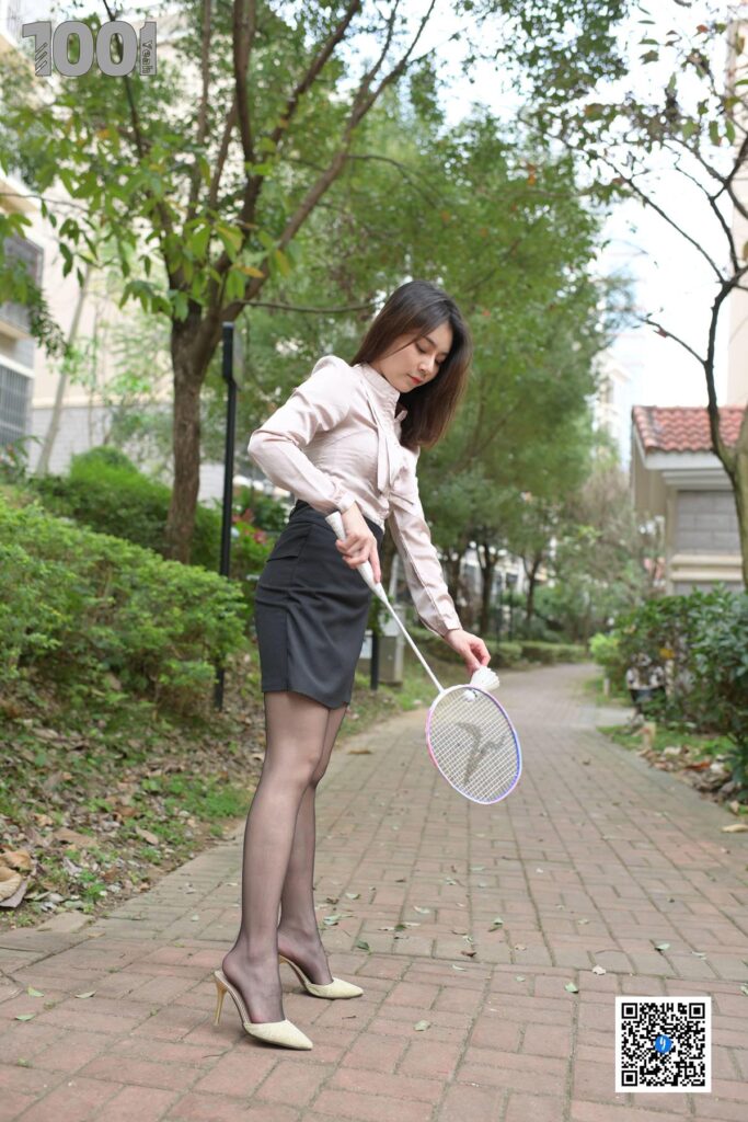 [IESS异思趣向] 一千零一夜 191 真真《打羽毛球1》 [80P/120MB]插图1