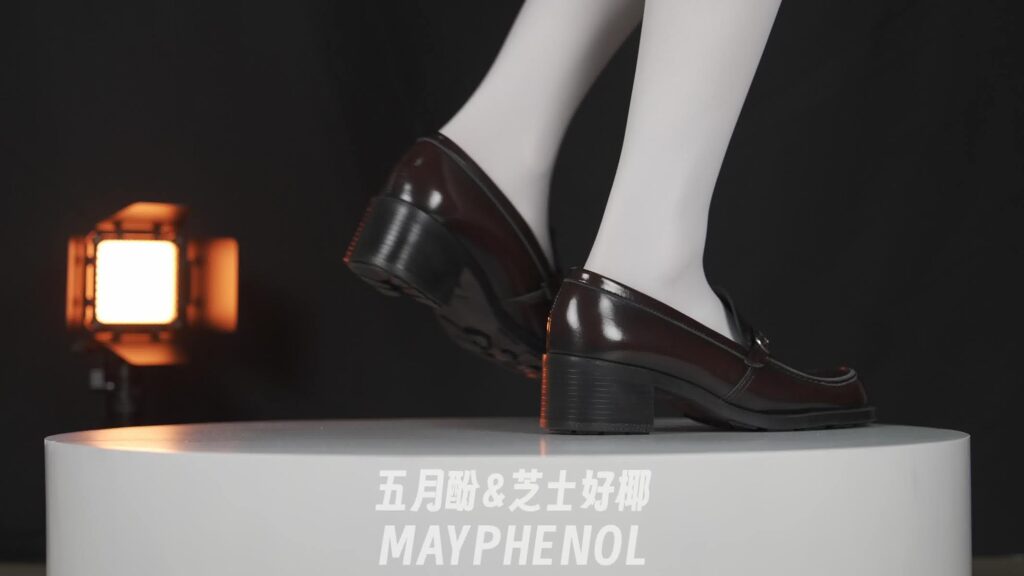 芝士好椰 NO.090 – 是你的巧乐滋 圆头制服鞋 Haruta 4711[1V/595MB]插图1