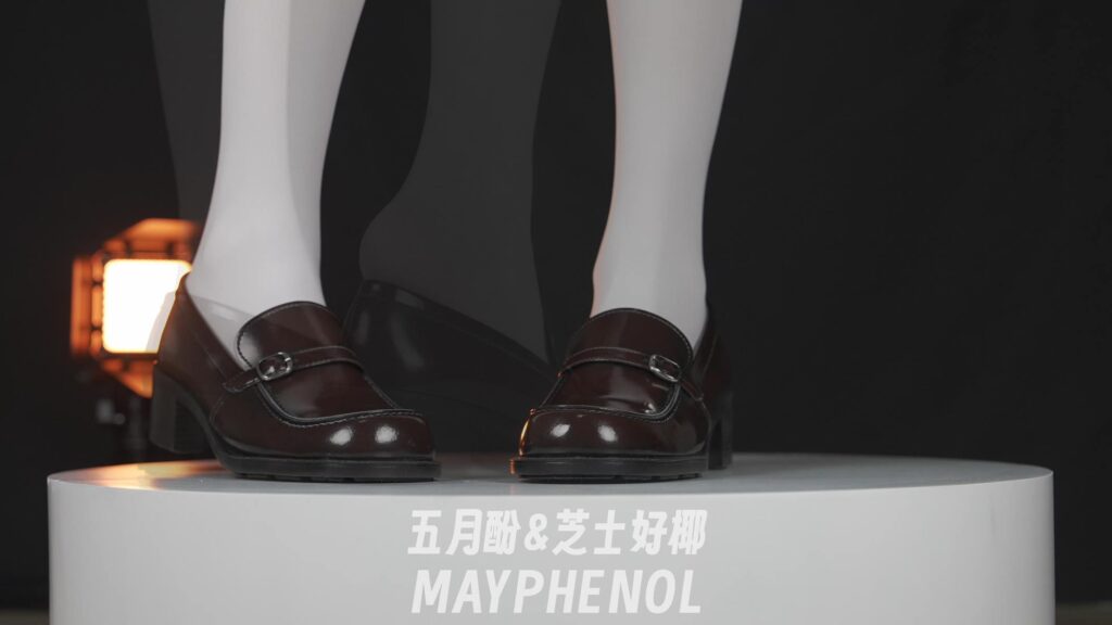 芝士好椰 NO.090 – 是你的巧乐滋 圆头制服鞋 Haruta 4711[1V/595MB]插图2