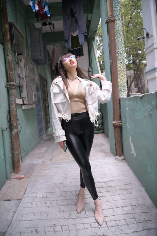 精选街拍 No.417 油亮的黑色皮裤（五） [100P/169M]-无料摄影圈