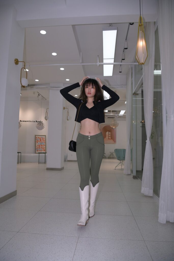 精选街拍 No.436 魅力四射的紧身裤美女（六） [89P/114M]插图2