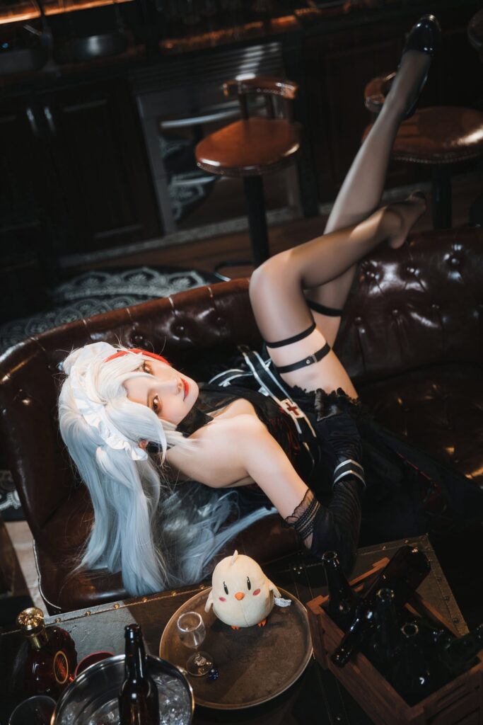 Coser瓜希酱福利 059 碧蓝航线 欧根亲王沉醉于夜 [20P/149MB]插图3