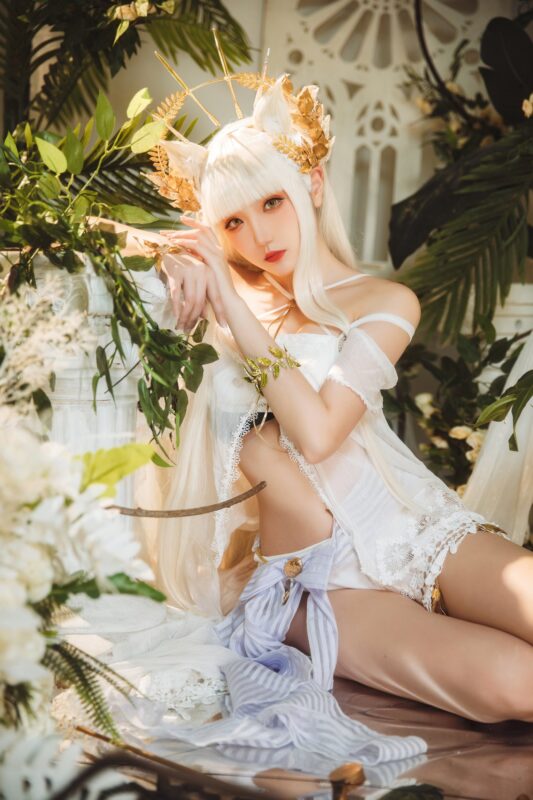 Coser瓜希酱福利 063 明日方舟 白金泳装 (Platinum) [25P/159MB]-无料摄影圈