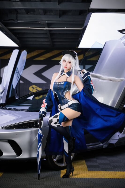 瓜希酱 NO.082 & Momoko葵葵 086 碧蓝航线-欧根&企业-赛车女郎[58P/269MB]-无料摄影圈