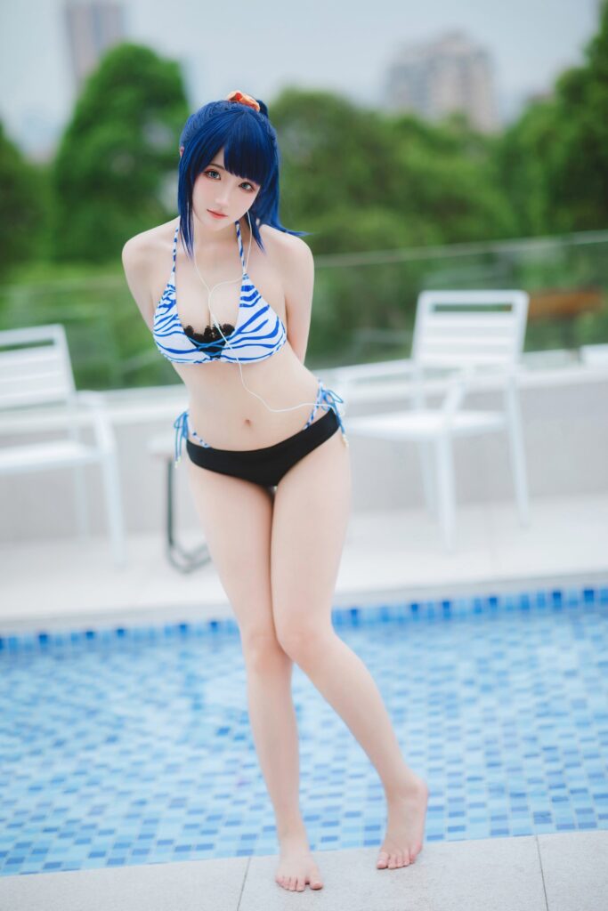 瓜希酱 NO.087 & Momoko葵葵 – 电光超人古利特 宝多六花&新条茜 泳装[85P/453MB]插图3