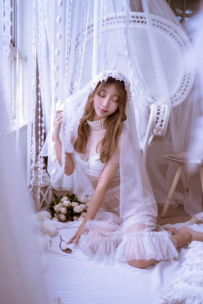 黑川 年上彼女 白色婚纱 [27P-319MB]插图1