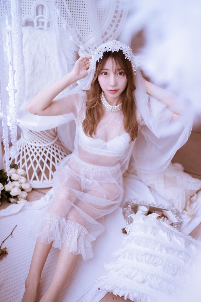 黑川 年上彼女 白色婚纱 [27P-319MB]插图3