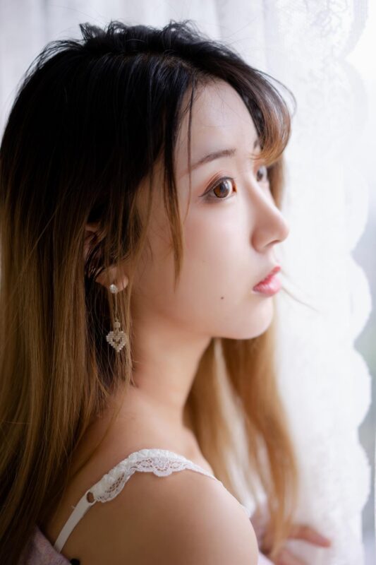 32黑川 紫色毛衣-无料摄影圈