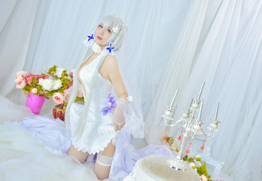 九曲Jean NO.010 婚纱 [22P/97MB]插图1