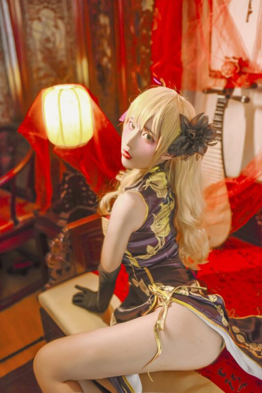 九曲Jean NO.012 金莲 [8P/60MB]-无料摄影圈