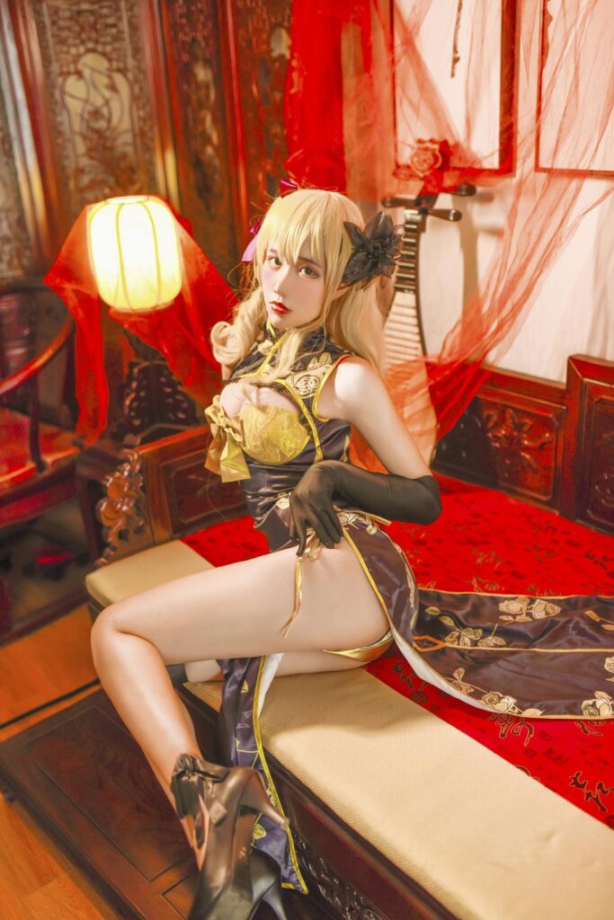 九曲Jean NO.012 金莲 [8P/60MB]插图1