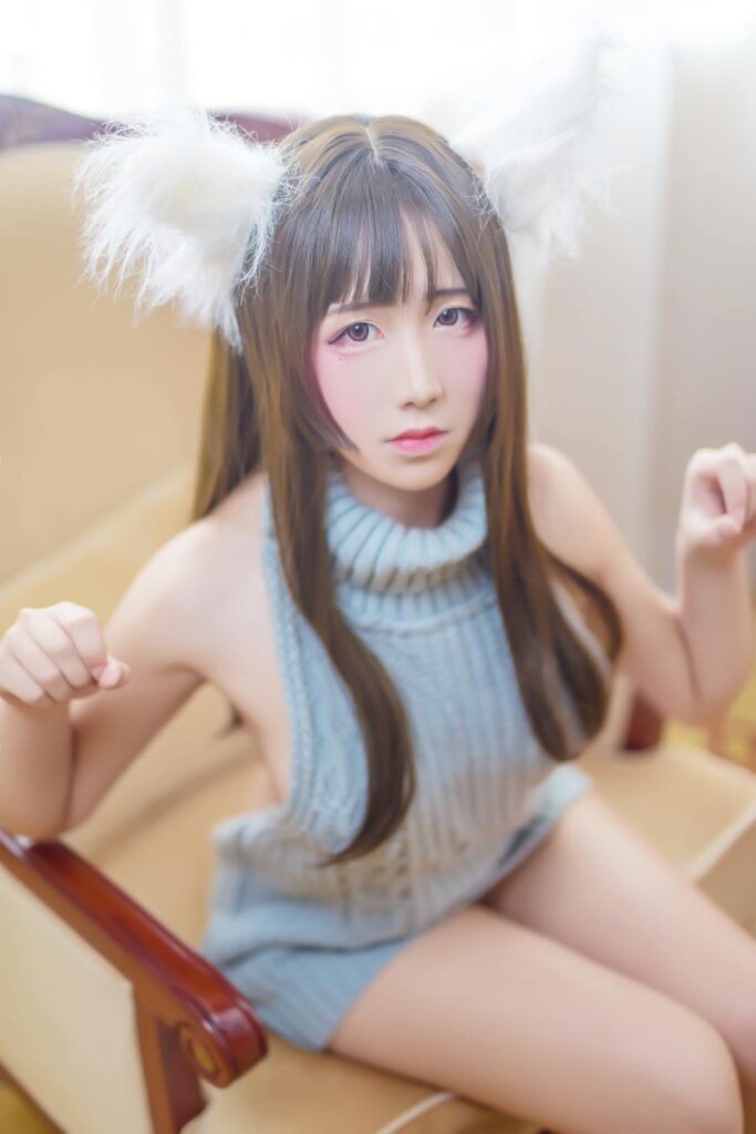 九曲Jean NO.018 露背毛衣 [44P/90MB]插图2