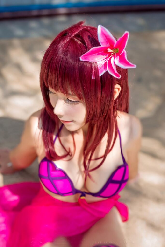 九曲Jean NO.019 斯卡哈 泳装 [9P/73MB]插图1