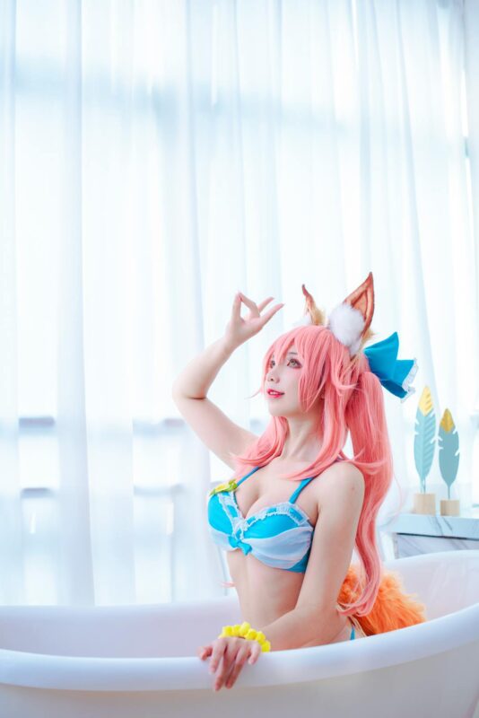 九曲Jean NO.071 – 玉藻前泳装[11P/36.6MB]-无料摄影圈