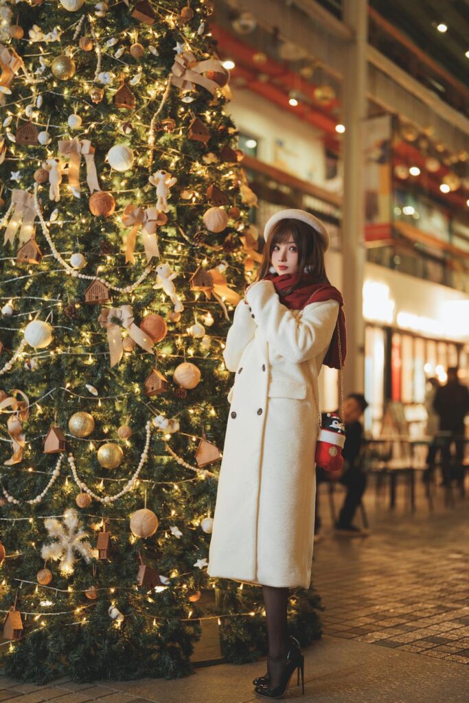 rioko凉凉子 – NO.74 圣诞麋鹿套装 [50P/9V/540MB]插图1