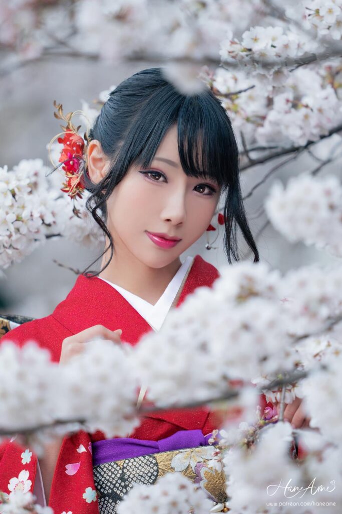 Hane Ame 雨波写真 NO.013 – 赤紅和服[38P/736MB]插图3