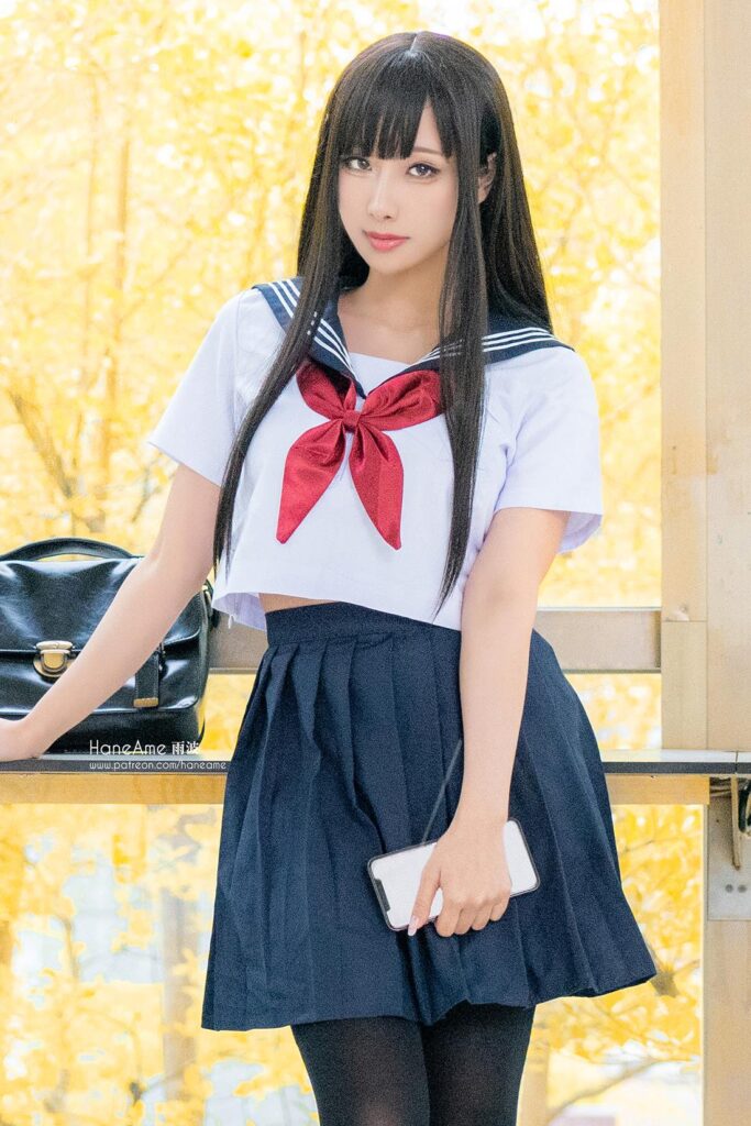 Hane Ame 雨波写真 NO.025 – JK[16P/1V/66MB]插图2