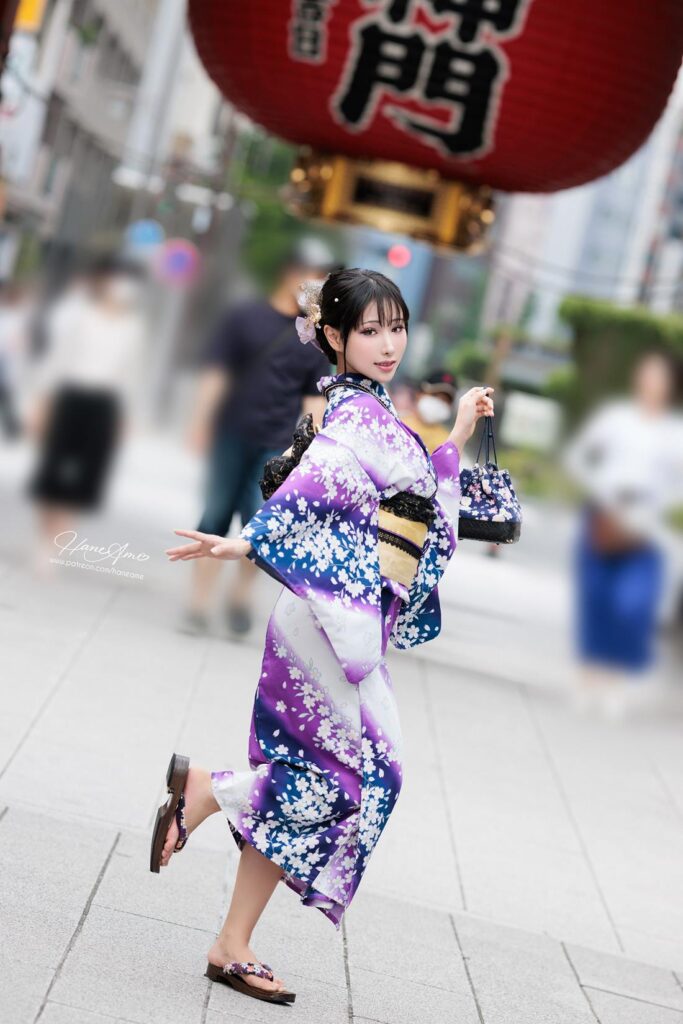 Hane Ame 雨波写真 102 Original Violet KimoNO 紫羅蘭夏日浴衣[109P/9V/1.82GB]插图2