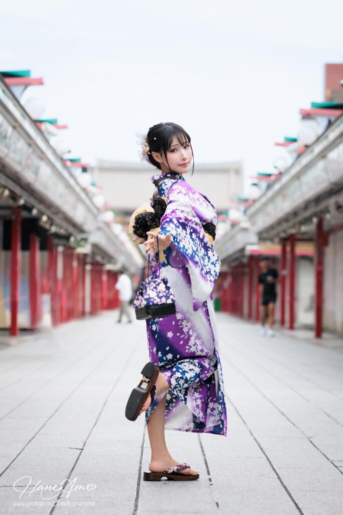 Hane Ame 雨波写真 102 Original Violet KimoNO 紫羅蘭夏日浴衣[109P/9V/1.82GB]插图3