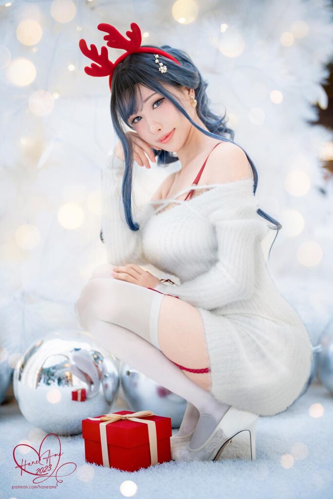 Hane Ame 雨波写真 NO.166 – Original 2023 White Christmas Moose Onesan[35P/199MB]-无料摄影圈