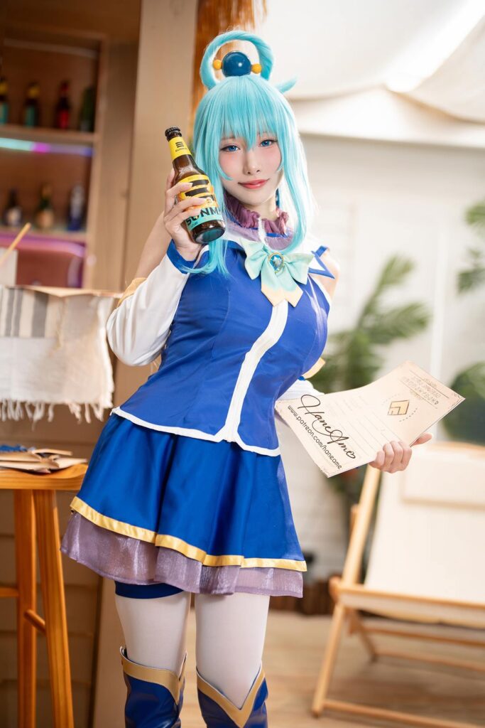 Hane Ame 雨波写真 NO.210 – Konosuba Aqua 阿克婭[30P/1V/256MB]插图3