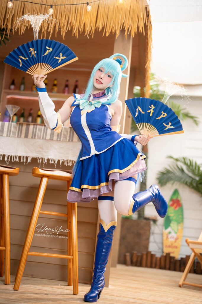 Hane Ame 雨波写真 NO.210 – Konosuba Aqua 阿克婭[30P/1V/256MB]-无料摄影圈